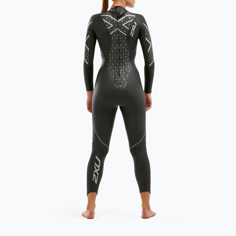 Pianka triathlonowa damska 2XU Propel:2 black/textural geo 3