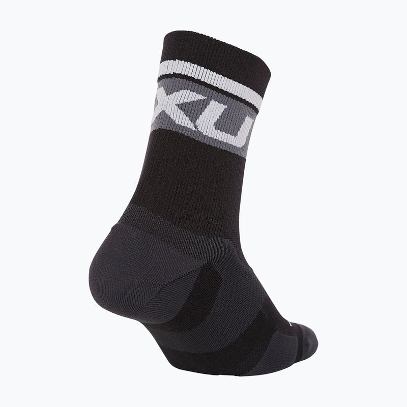 Skarpety 2XU Vectr Cushion Crew black/white 2