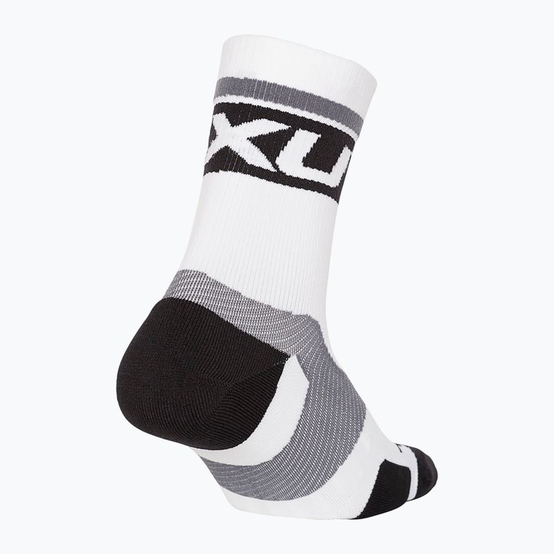 Skarpety 2XU Vectr Cushion Crew white/black 2