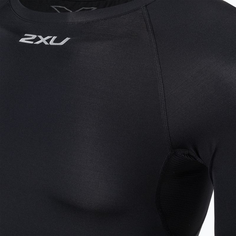 Longsleeve treningowy męski 2XU Core Compression black/silver 6