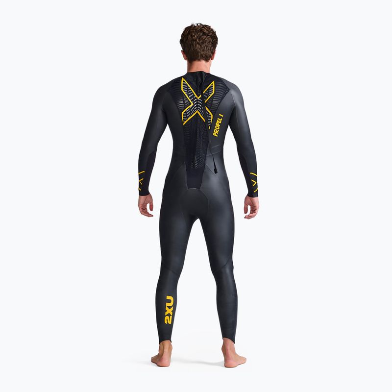 Pianka triathlonowa męska 2XU Propel:1 5 mm black/ambition 2