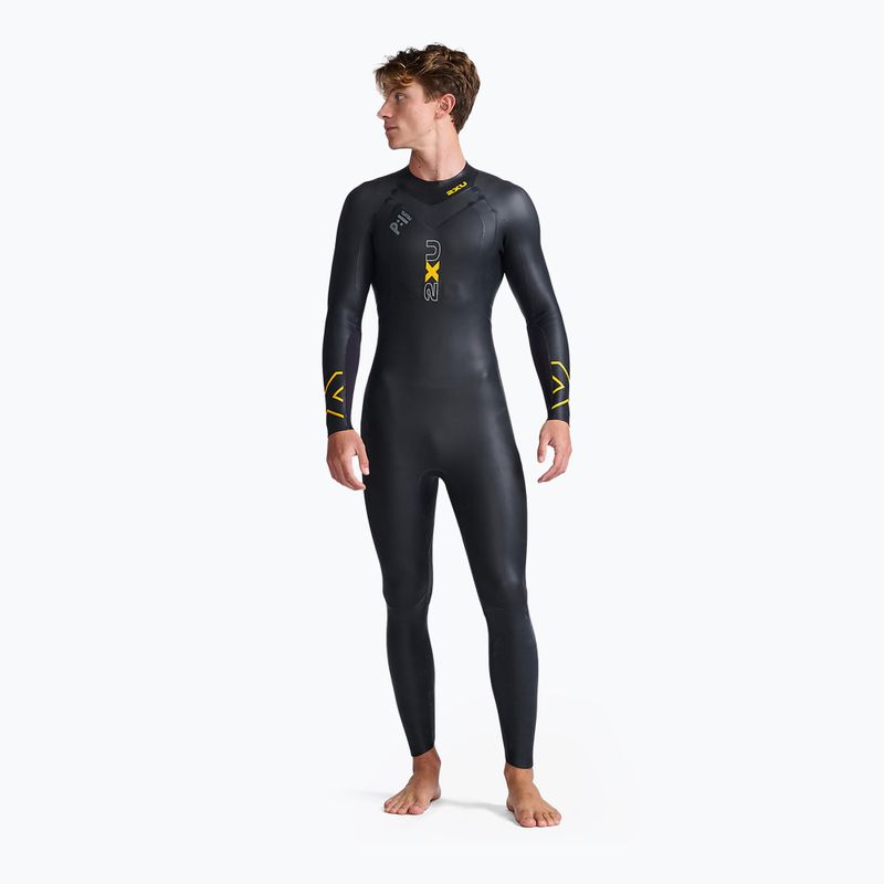 Pianka triathlonowa męska 2XU Propel:1 5 mm black/ambition 3