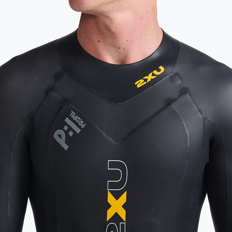 Pianka triathlonowa męska 2XU Propel:1 5 mm black/ambition 5