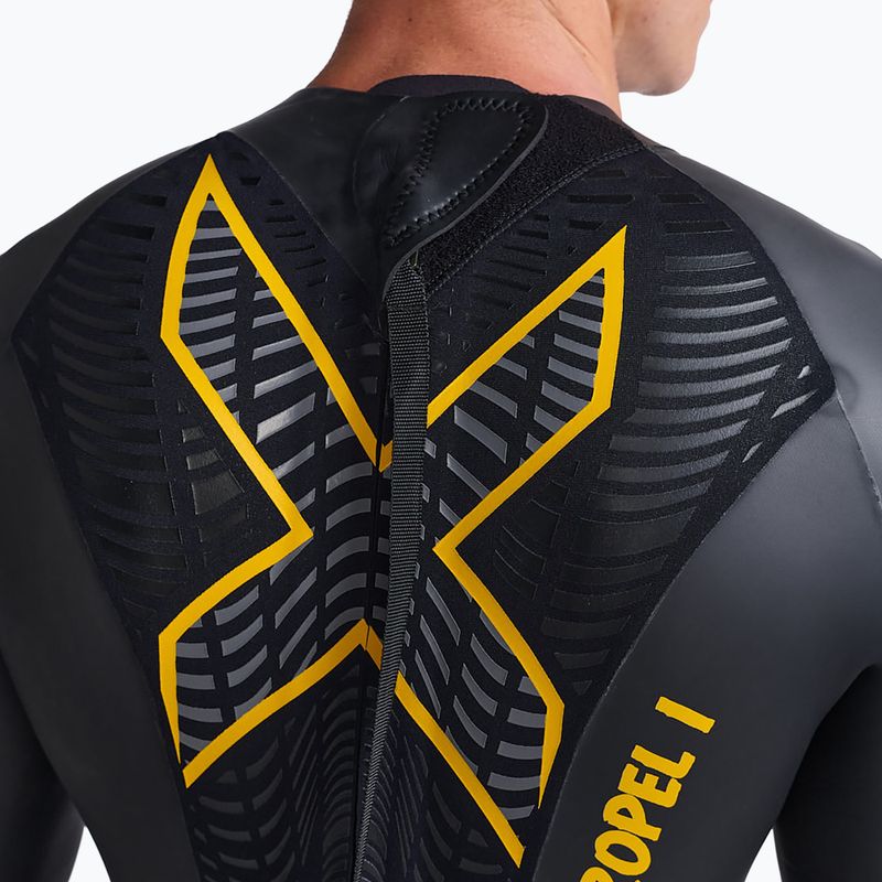 Pianka triathlonowa męska 2XU Propel:1 5 mm black/ambition 6