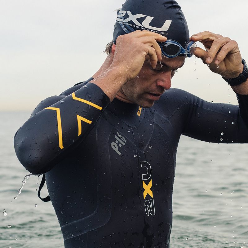 Pianka triathlonowa męska 2XU Propel:1 5 mm black/ambition 8