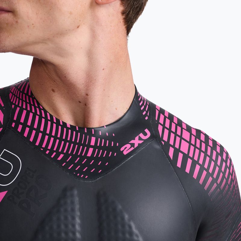 Pianka triathlonowa męska 2XU Propel PRO 3 mm black/punk pink 6