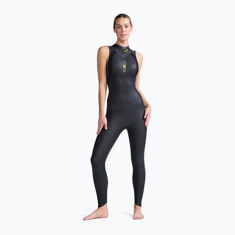 Pianka triathlonowa damska 2XU Propel:1 5 mm black/ambition WW4995C