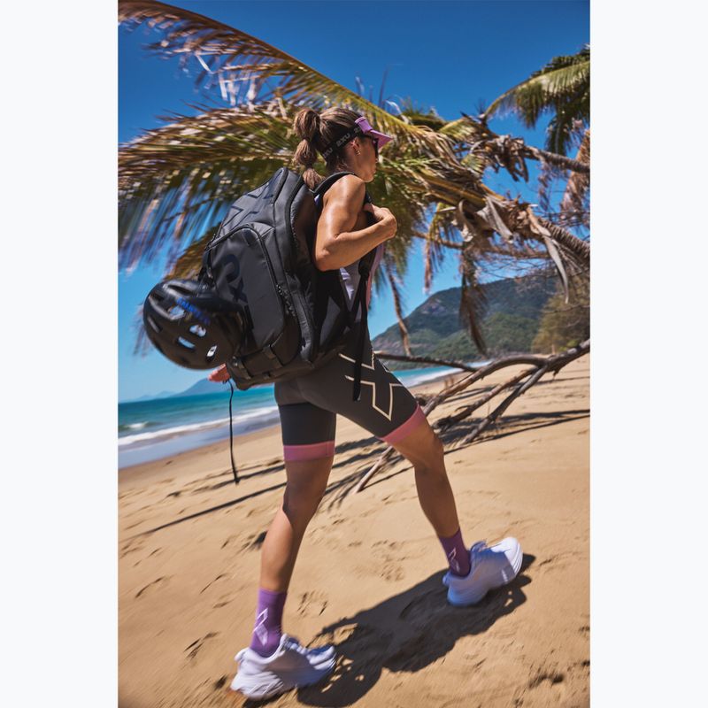 Plecak triathlonowy 2XU Transition 34 l black/aloha 16