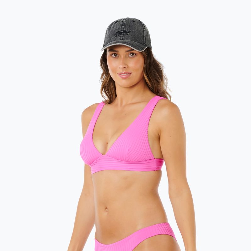 Strój kąpielowy dwuczęściowy damski Rip Curl Premium Surf D-Dd Deep V super pink 4