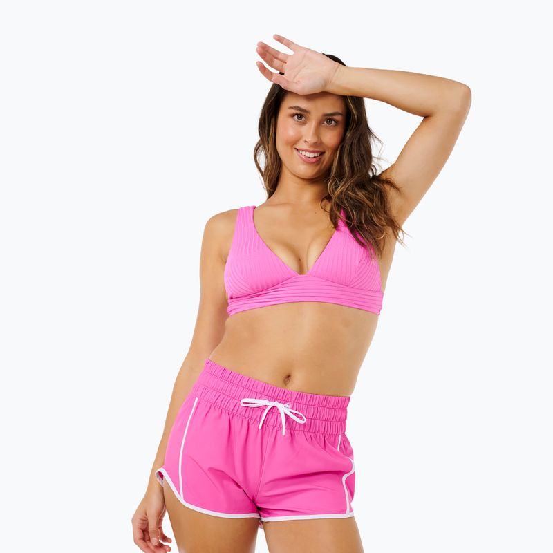 Szorty kąpielowe damskie Rip Curl High Waist Retro Volley 3" super pink 5