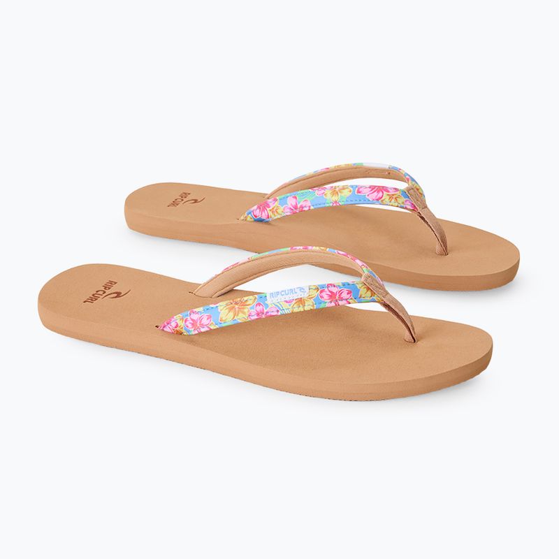 Japonki damskie Rip Curl Freedom Bloom Open Toe cornflower blue 9