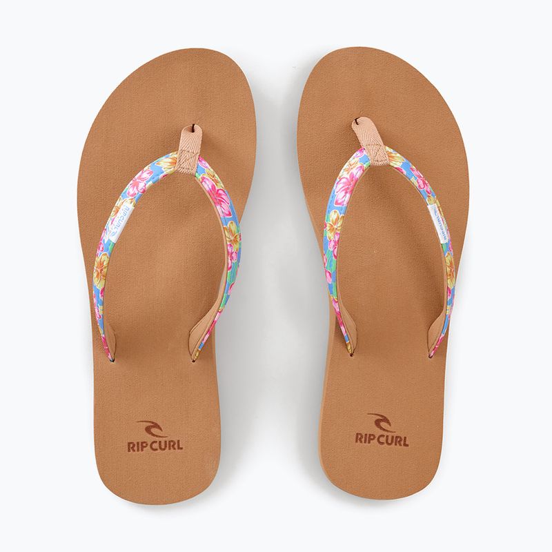 Japonki damskie Rip Curl Freedom Bloom Open Toe cornflower blue 12