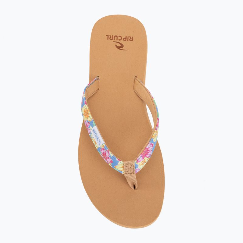 Japonki damskie Rip Curl Freedom Bloom Open Toe cornflower blue 5