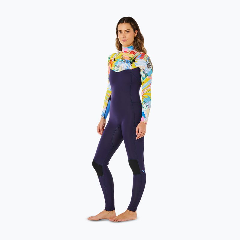 Pianka do pływania damska Rip Curl Dawn Patrol Pro 3/2 mm Chest Zip multicolor 3