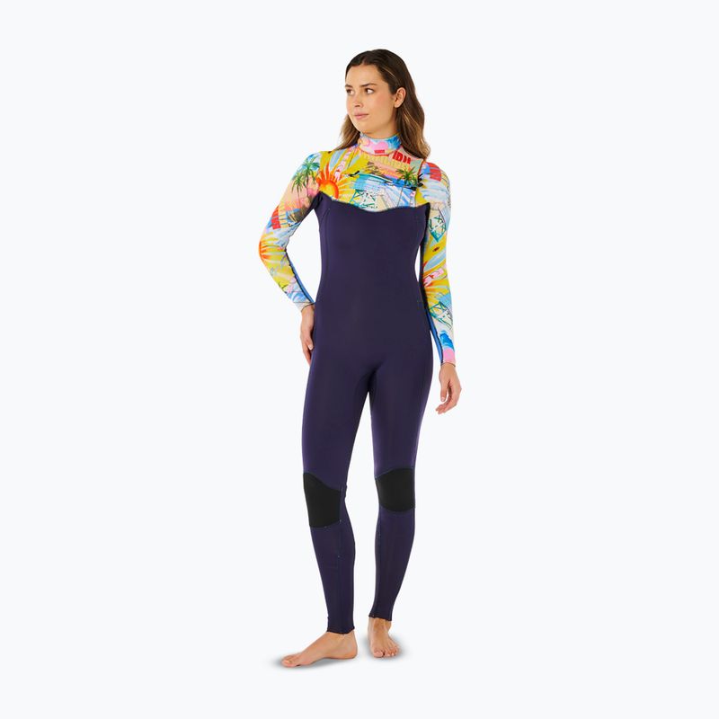 Pianka do pływania damska Rip Curl Dawn Patrol Pro 3/2 mm Chest Zip multicolor 4