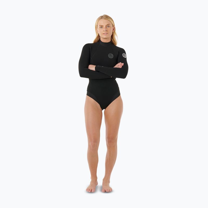 Pianka do pływania damska Rip Curl Ultimate G-Bomb 2/2 mm Back Zip Springsuit black 2