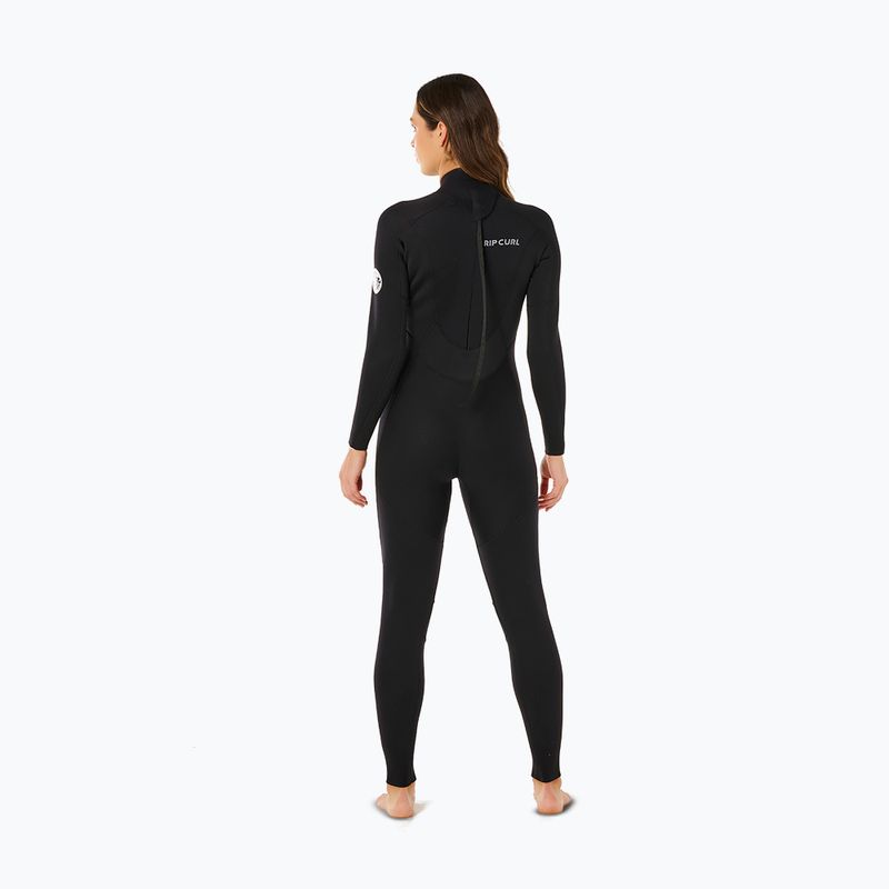 Pianka do pływania damska Rip Curl Trad 3/2 mm Back Zip black 2