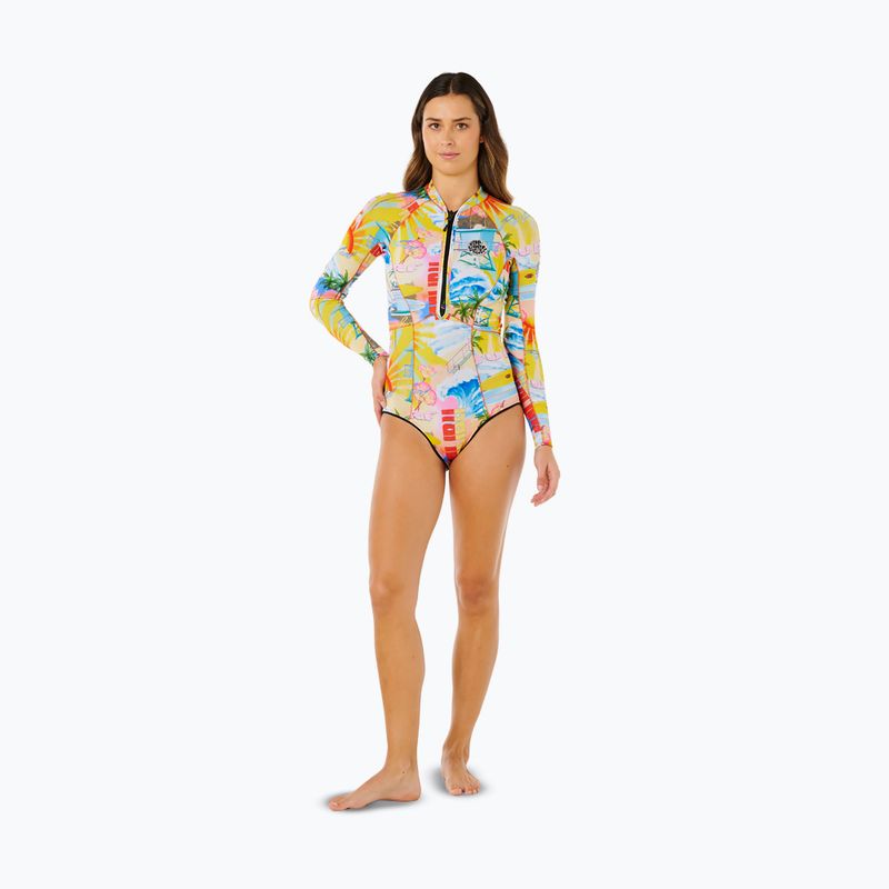 Pianka do pływania damska Rip Curl G-Bomb 1.5 mm Full Zip Springsuit multicolor 2