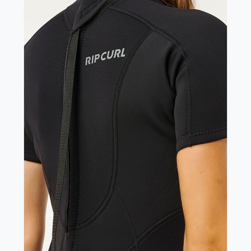 Pianka do pływania damska Rip Curl Trad 2/2 mm Back Zip Springsuit black 6