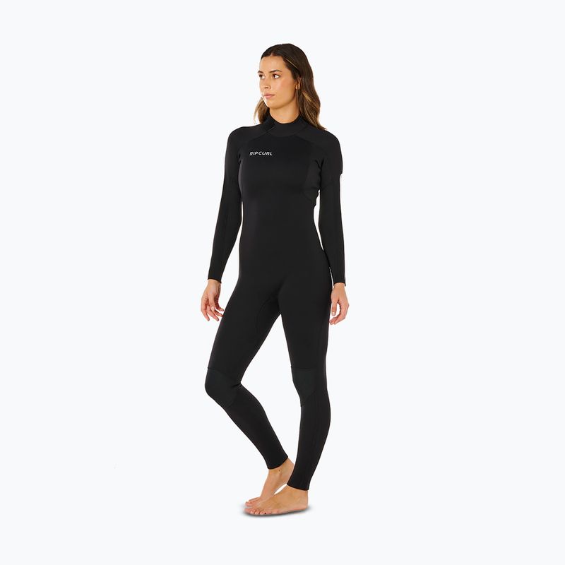 Pianka do pływania damska Rip Curl Trad 4/3 mm Back Zip black 3