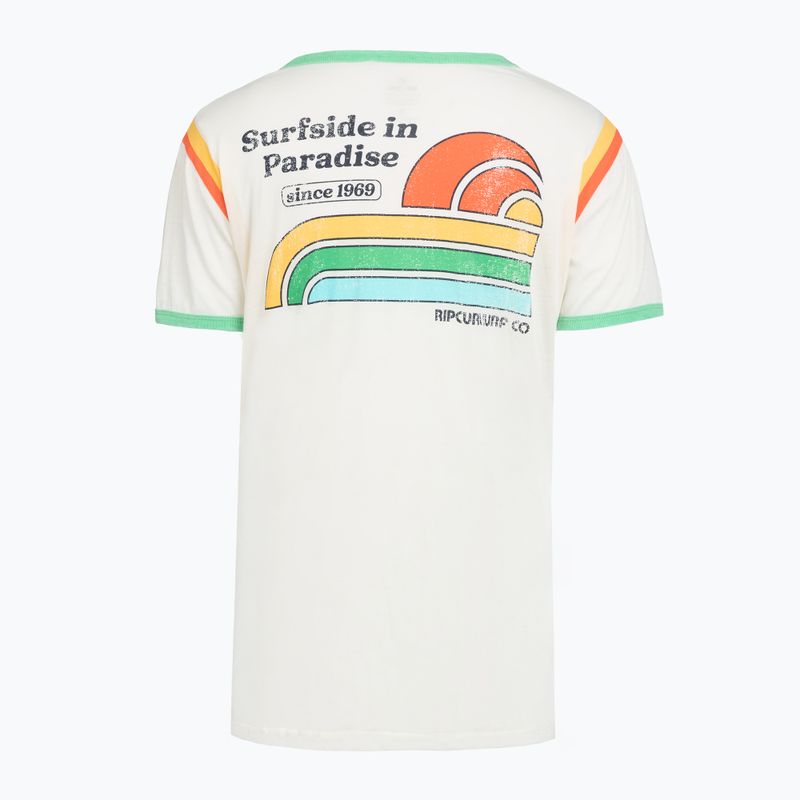 Koszulka damska Rip Curl Surf Side Ringer bone 2