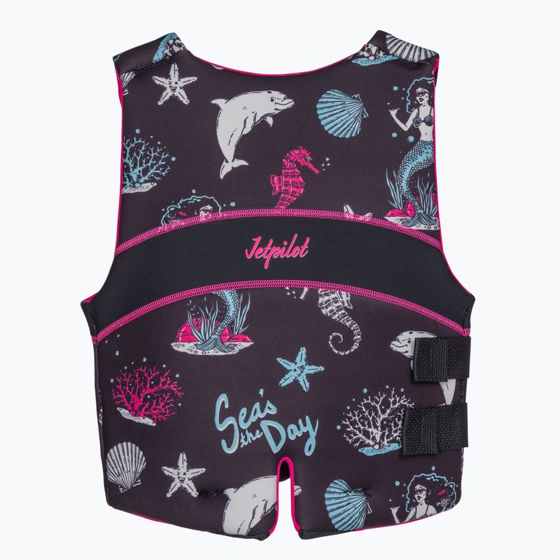 Kamizelka asekuracyjna dziecięca Jetpilot Cause Teen Neo Vest black/pink 3