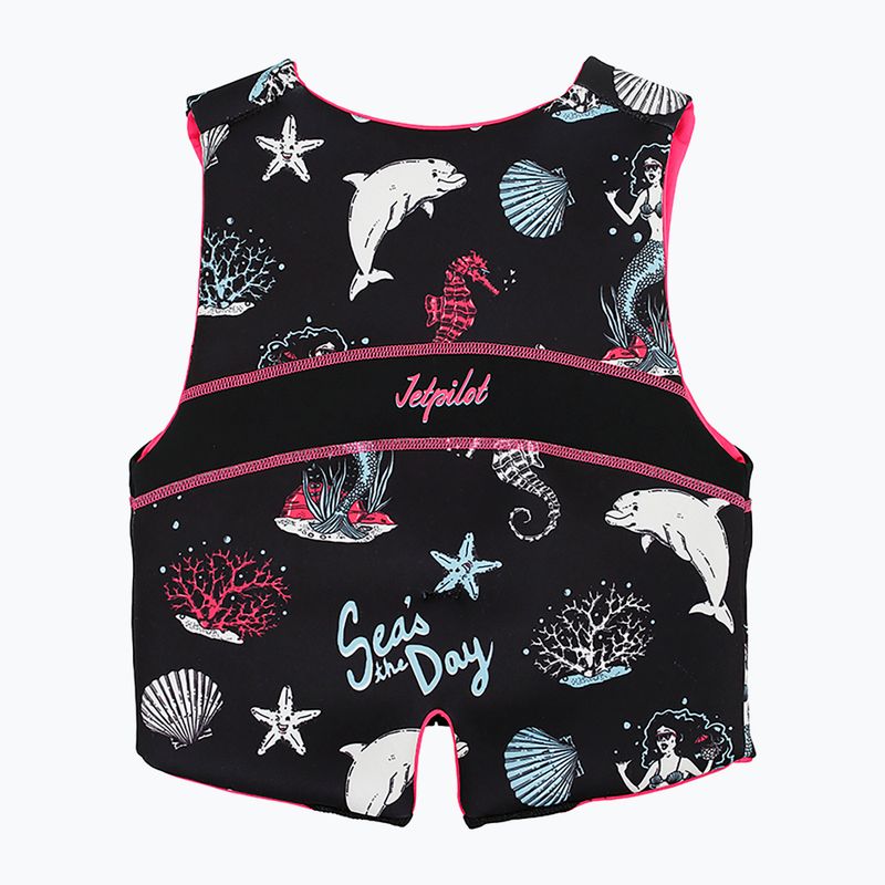 Kamizelka asekuracyjna dziecięca Jetpilot Cause Teen Neo Vest black/pink 6