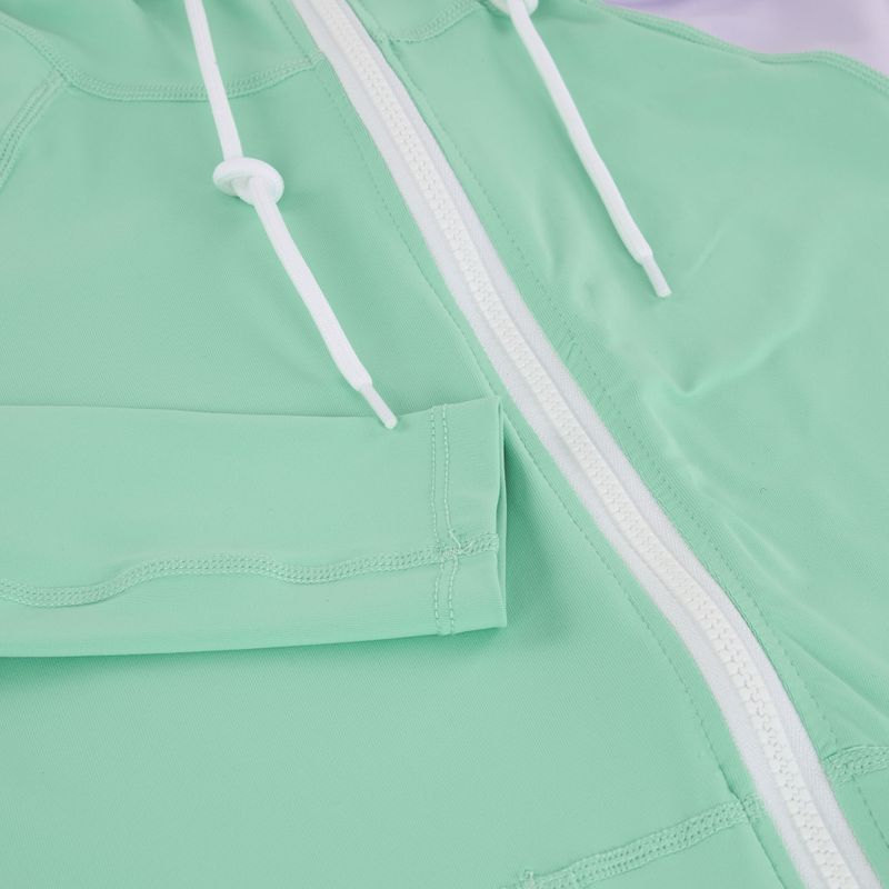 Bluza UV damska Jetpilot Pacer Hooded Rashie teal 7