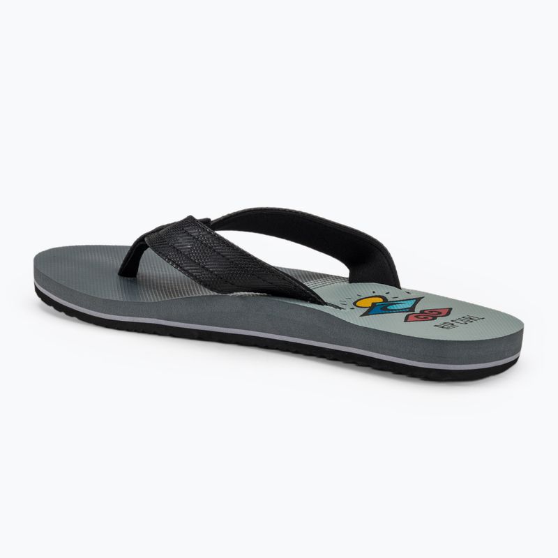 Japonki męskie Rip Curl Ripper Open Toe black/grey 3