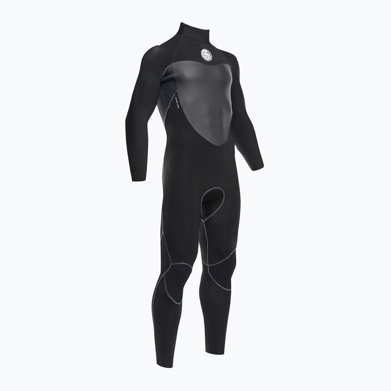 Pianka do pływania męska Rip Curl Flashbomb 4/3 mm Back Zip black