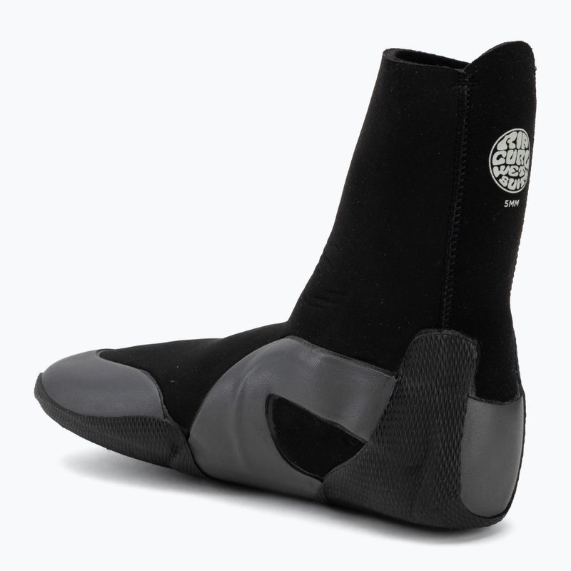 Buty neoprenowe męskie Rip Curl Dawn Patrol 5 mm Round Toe black 3