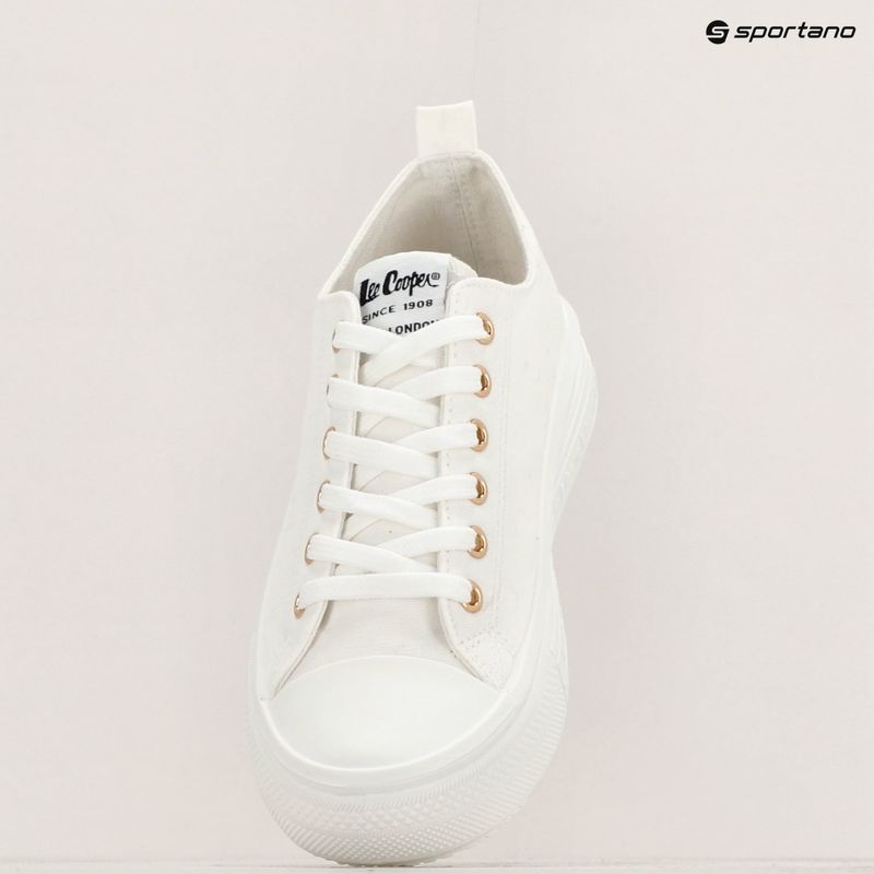 Trampki damskie Lee Cooper LCW-24-44-2462 white/gold 9