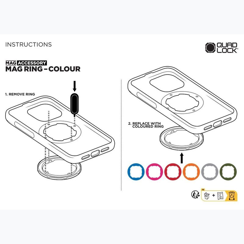 Etui na telefon Quad Lock Mag Case Samsung Galaxy S25 Ultra black 2