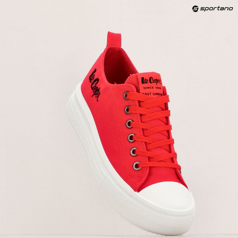Trampki damskie Lee Cooper LCW-24-44-2463 red 9