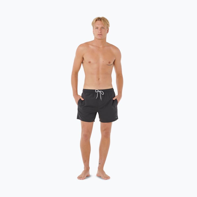 Szorty kąpielowe męskie Rip Curl Offset Volley black 2
