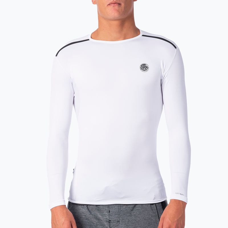 Longsleeve do pływania męski Rip Curl Tech Bomb LSL UVT white