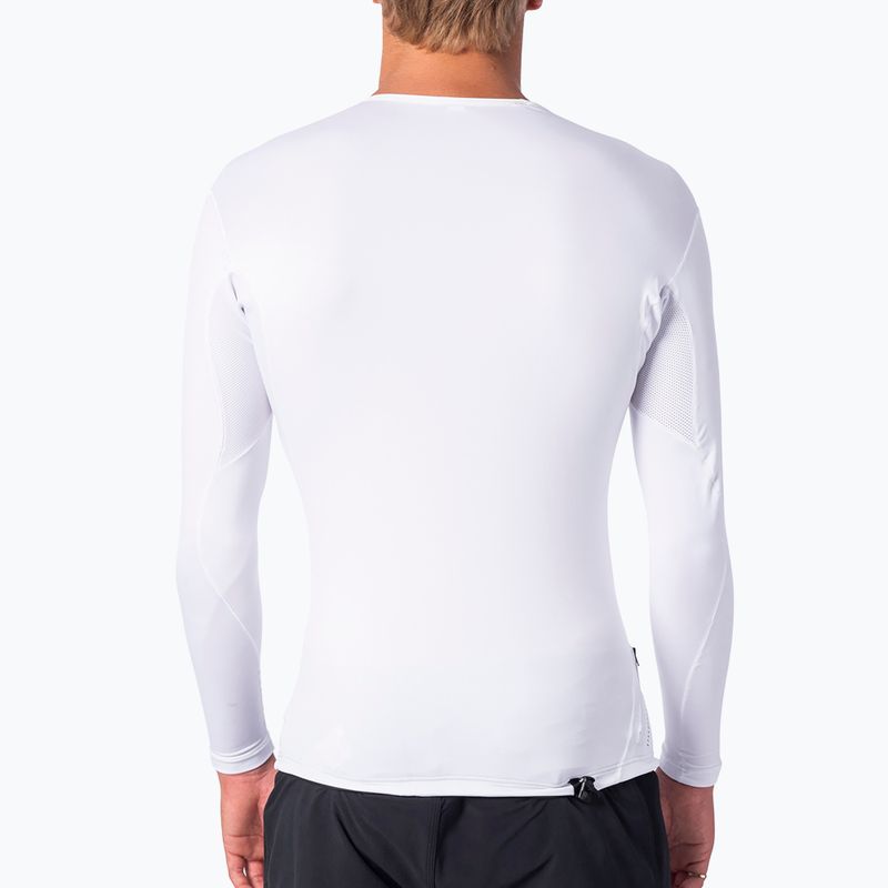 Longsleeve do pływania męski Rip Curl Tech Bomb LSL UVT white 2