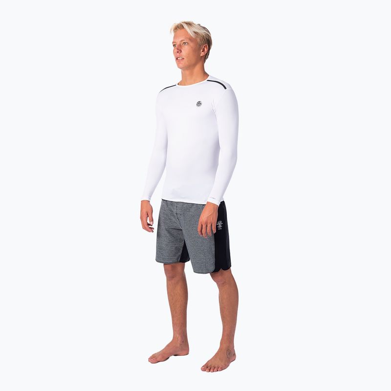 Longsleeve do pływania męski Rip Curl Tech Bomb LSL UVT white 3