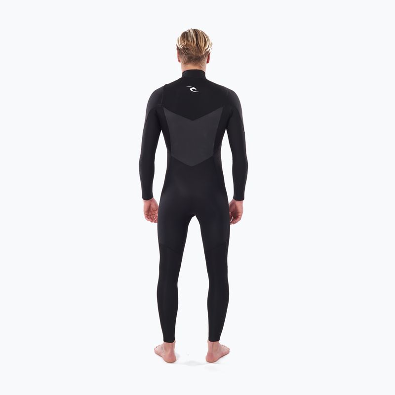 Pianka do pływania męska Rip Curl Dawn Patrol 5/3 mm Chest Zip black 8