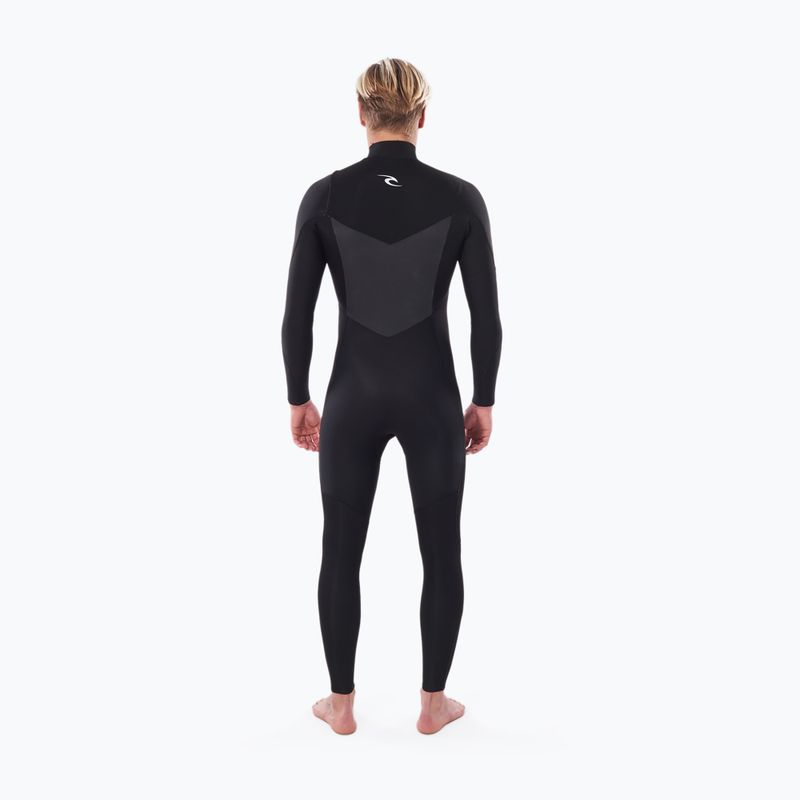 Pianka do pływania męska Rip Curl Dawn Patrol 4/3 mm Chest Zip black 8