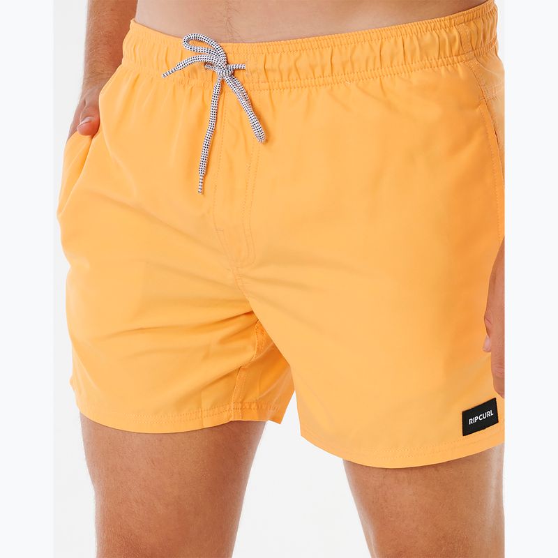 Szorty kąpielowe męskie Rip Curl Offset Volley bright orange 5