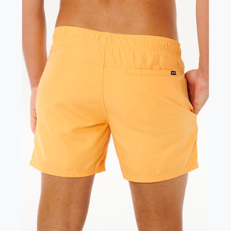 Szorty kąpielowe męskie Rip Curl Offset Volley bright orange 6