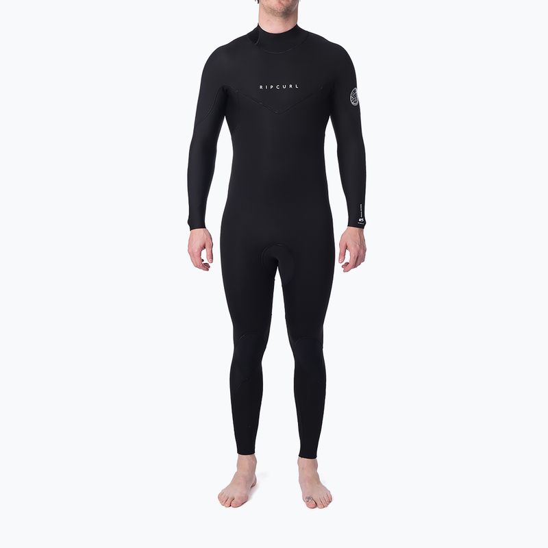 Pianka do pływania męska Rip Curl Dawn Patrol 4/3 mm Back Zip black