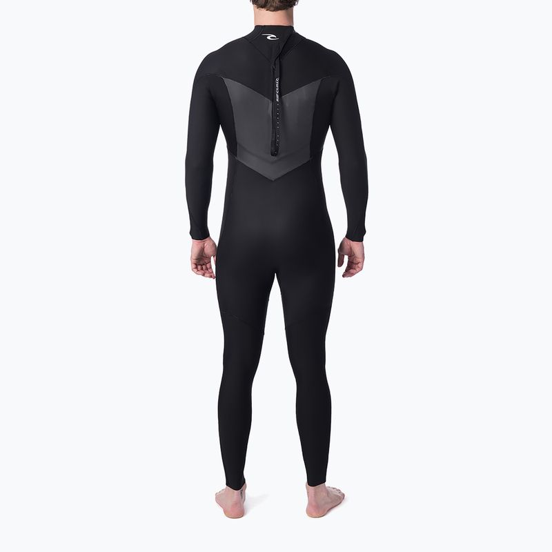 Pianka do pływania męska Rip Curl Dawn Patrol 4/3 mm Back Zip black 2
