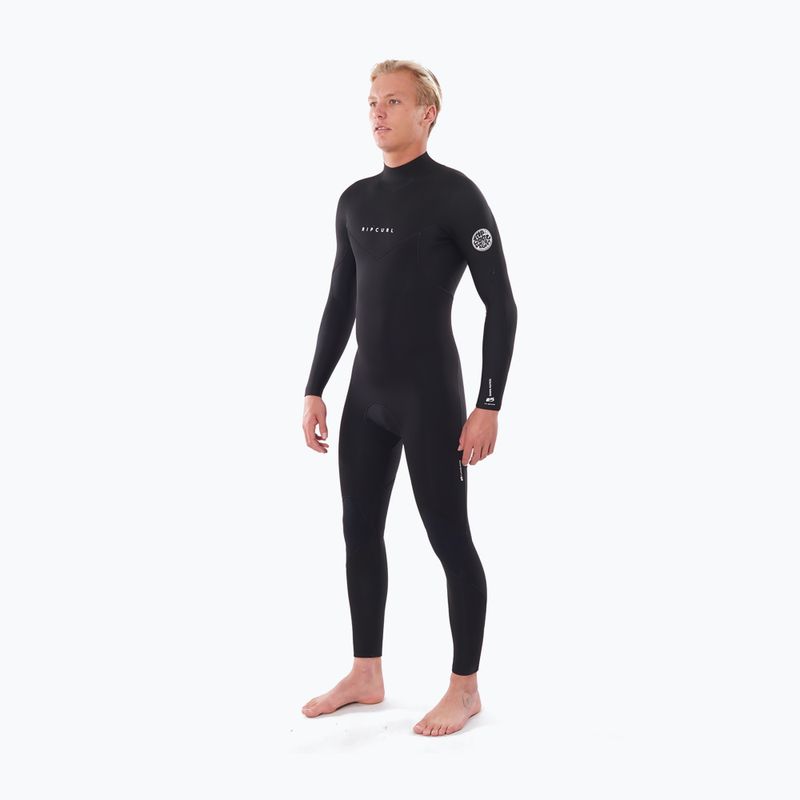Pianka do pływania męska Rip Curl Dawn Patrol 3/2 mm Back Zip black