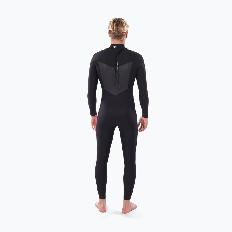 Pianka do pływania męska Rip Curl Dawn Patrol 3/2 mm Back Zip black 2