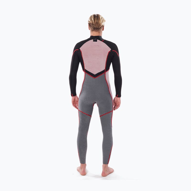 Pianka do pływania męska Rip Curl Dawn Patrol 3/2 mm Back Zip black 6