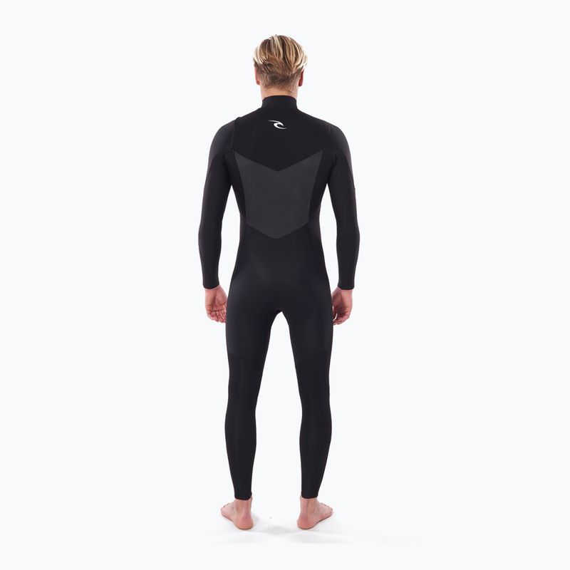 Pianka do pływania męska Rip Curl Dawn Patrol Performance 3/2 mm Chest Zip black 2