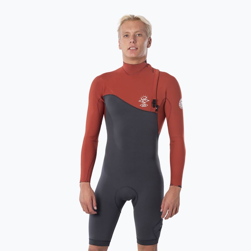 Pianka do pływania męska Rip Curl E-Bomb 2/2 mm Zip Free terracota