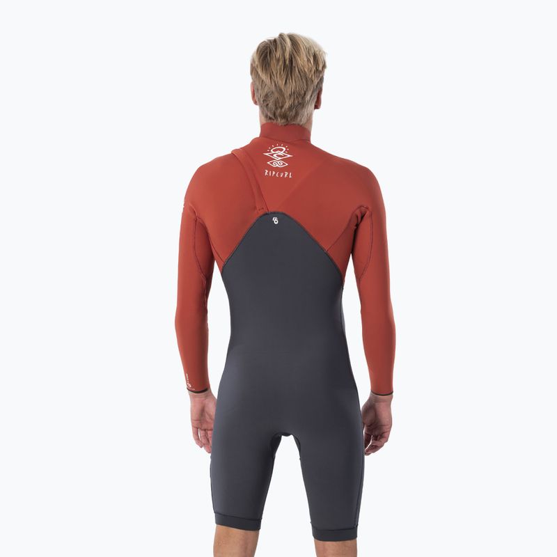 Pianka do pływania męska Rip Curl E-Bomb 2/2 mm Zip Free terracota 2
